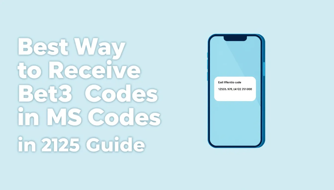 Best Way to Receive Bet3 SMS Codes in the USA (2026 Guide)