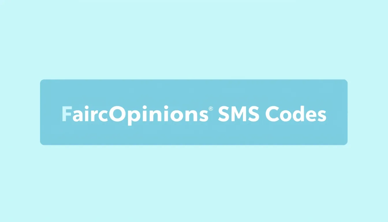 Best Way to Receive FairOpinions SMS Codes in the USA (2026)