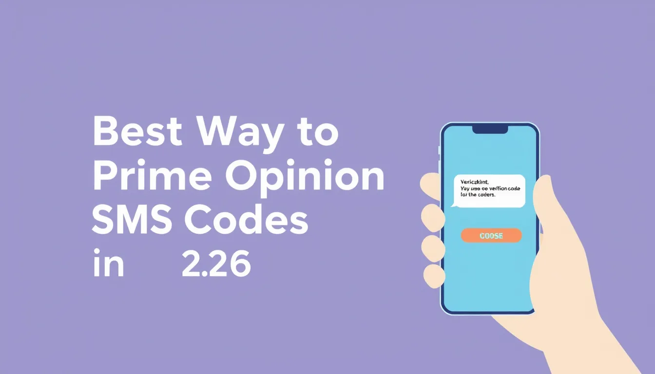 Best Way to Receive Prime Opinion SMS Codes in USA (2026)