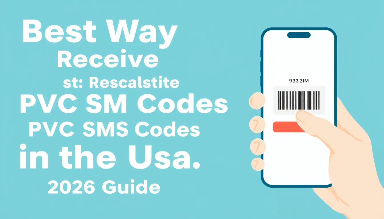 Best Way to Receive PVC SMS Codes in the USA (2026 Guide)