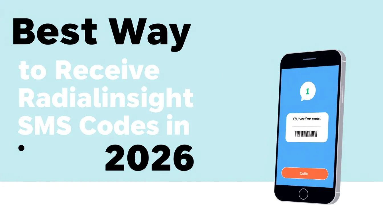 Best Way to Receive Radialinsight SMS Codes in the USA (2026)
