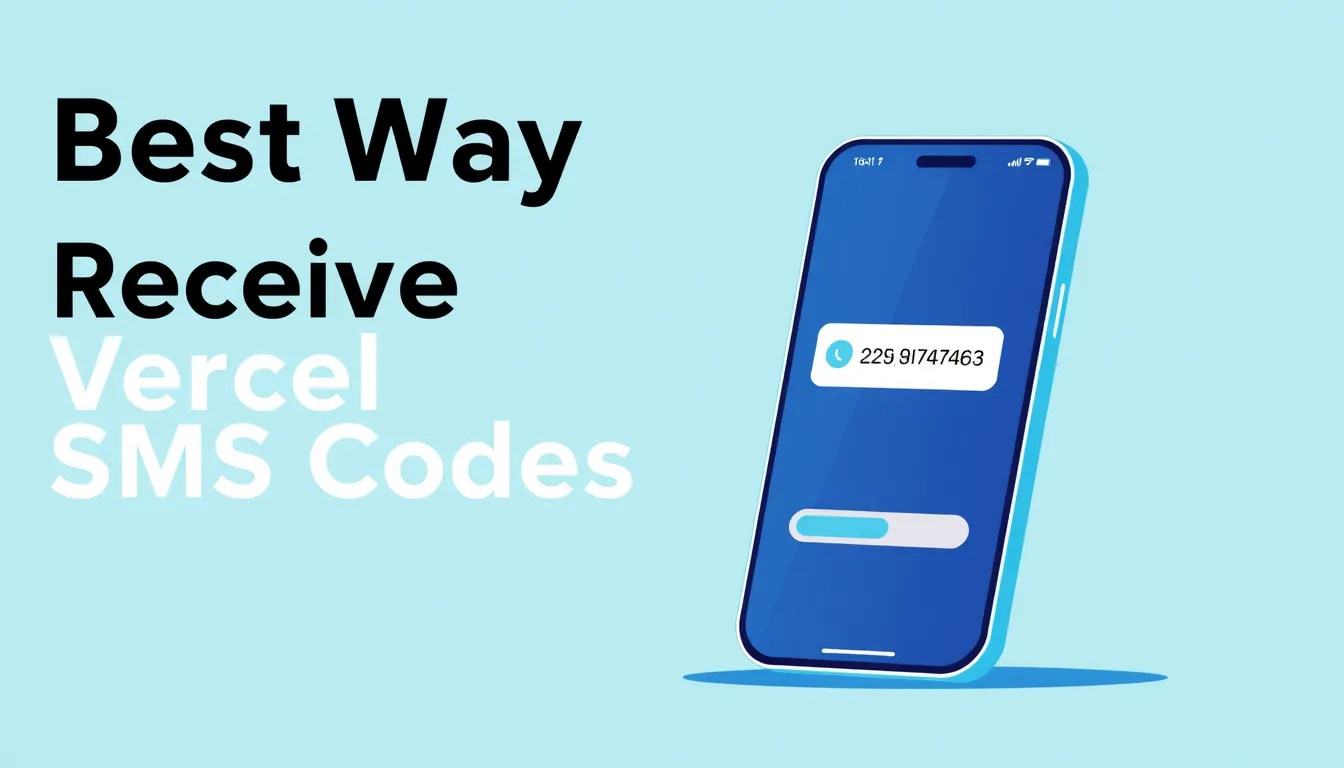 Best Way to Receive Vercel SMS Codes in the USA (2026)