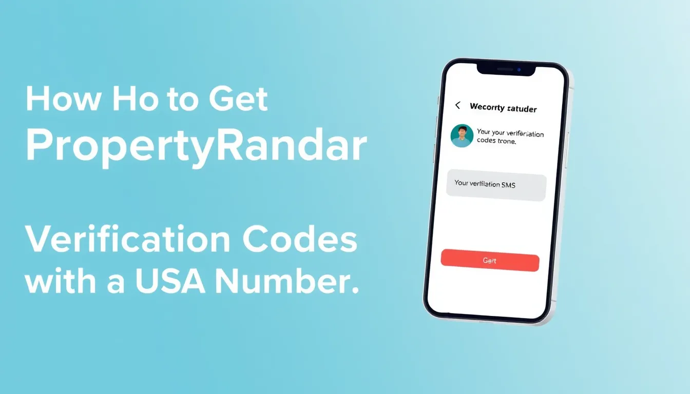 How to Get PropertyRadar Verification Codes with a USA Number