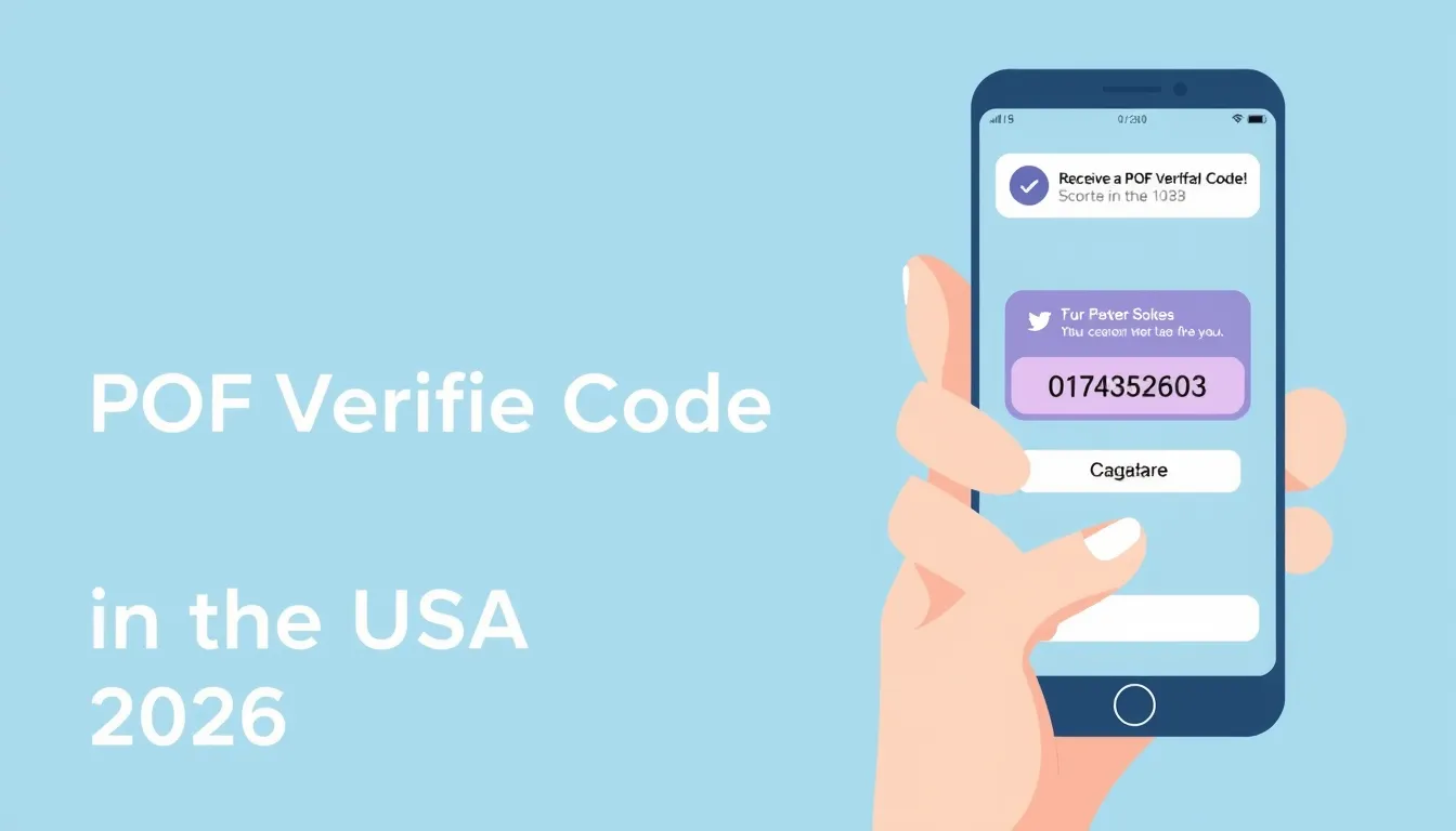 How to Receive a POF Verification Code in the USA (2026)
