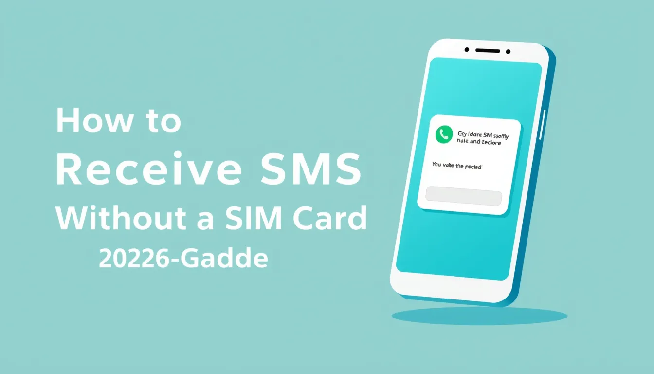 How to Receive SMS Online Without a SIM Card (2026 Guide)