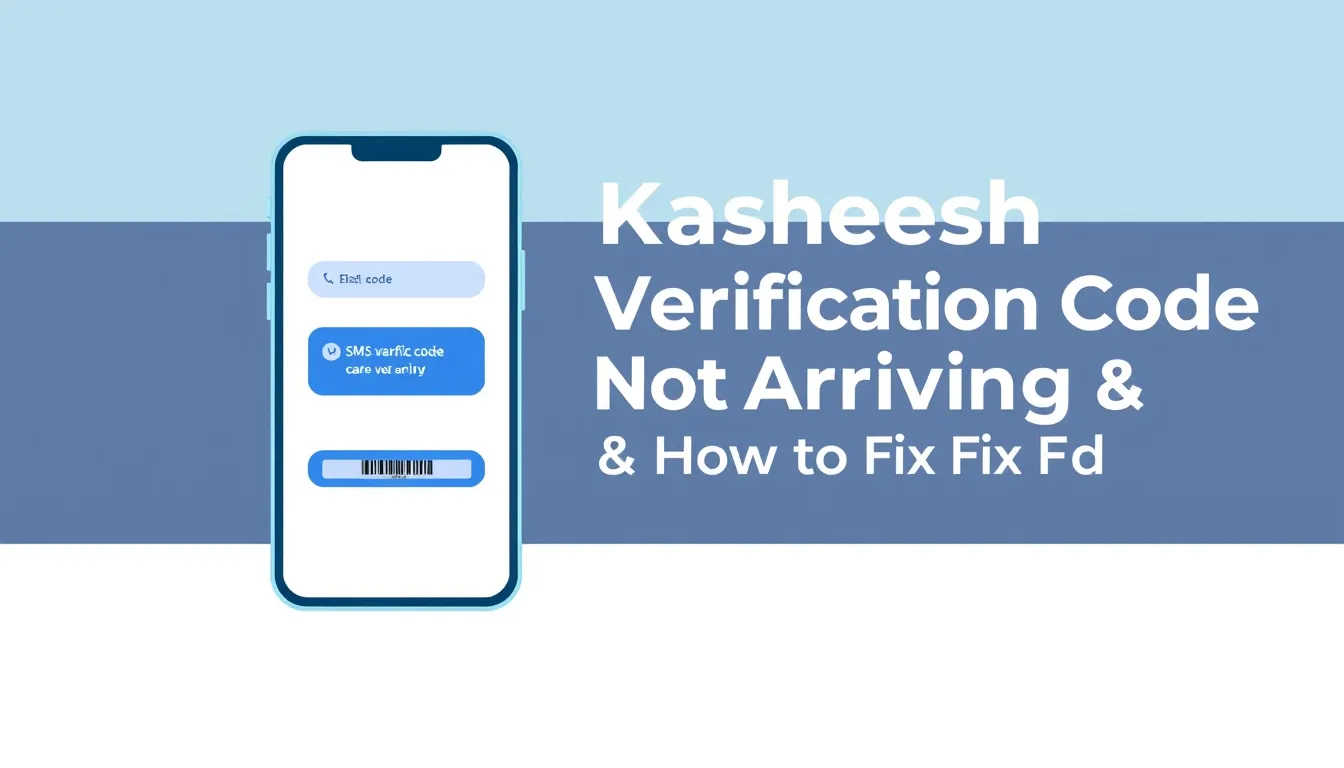 Why Kasheesh Verification Code Not Arriving & How to Fix It