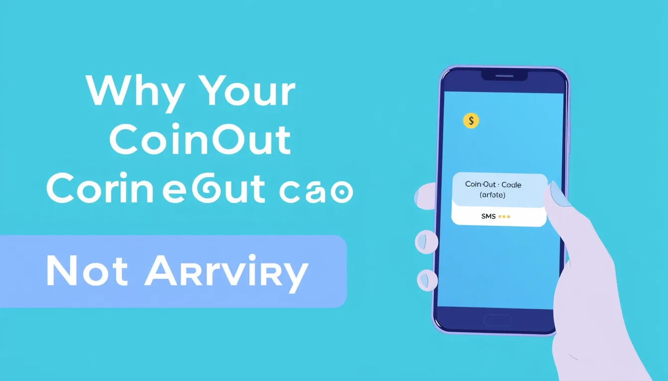 Why Your CoinOut Verification Code Is Not Arriving (Fix)
