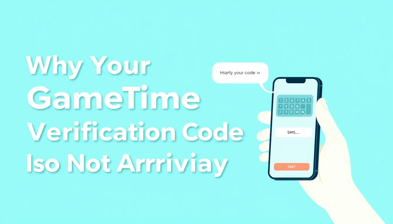 Why Your GameTime Verification Code Is Not Arriving & Fix