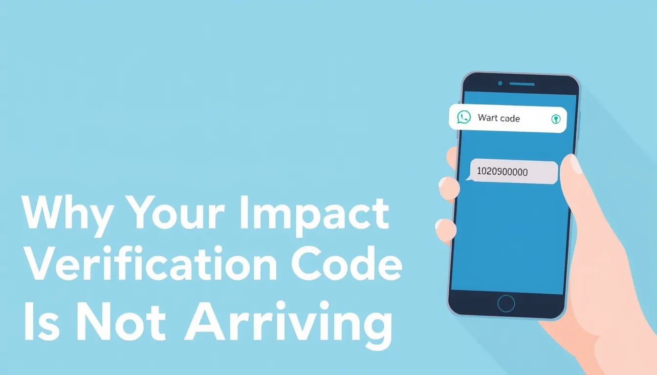 Why Your Impact Verification Code Is Not Arriving (Fix)