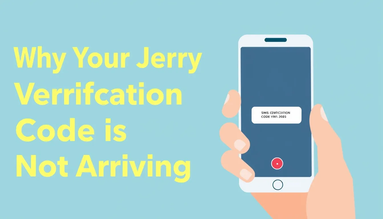 Why Your Jerry Verification Code Is Not Arriving (Fixes)