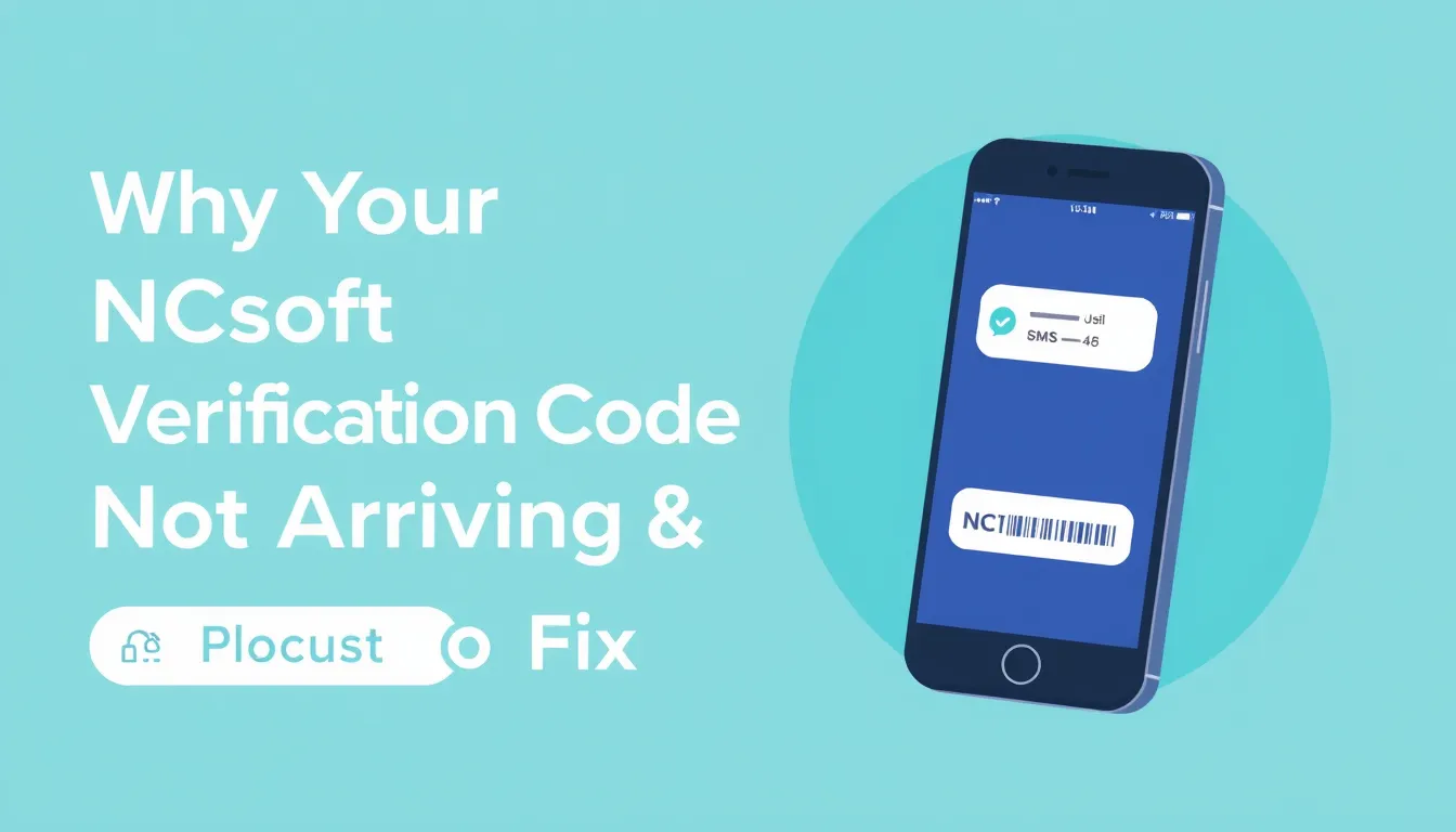Why Your NCsoft Verification Code is Not Arriving & How to Fix It