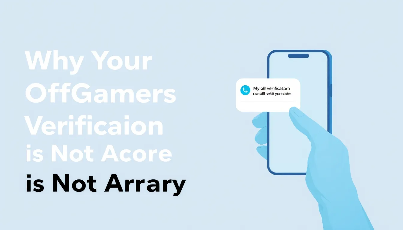 Why Your OffGamers Verification Code Is Not Arriving (Fixed)